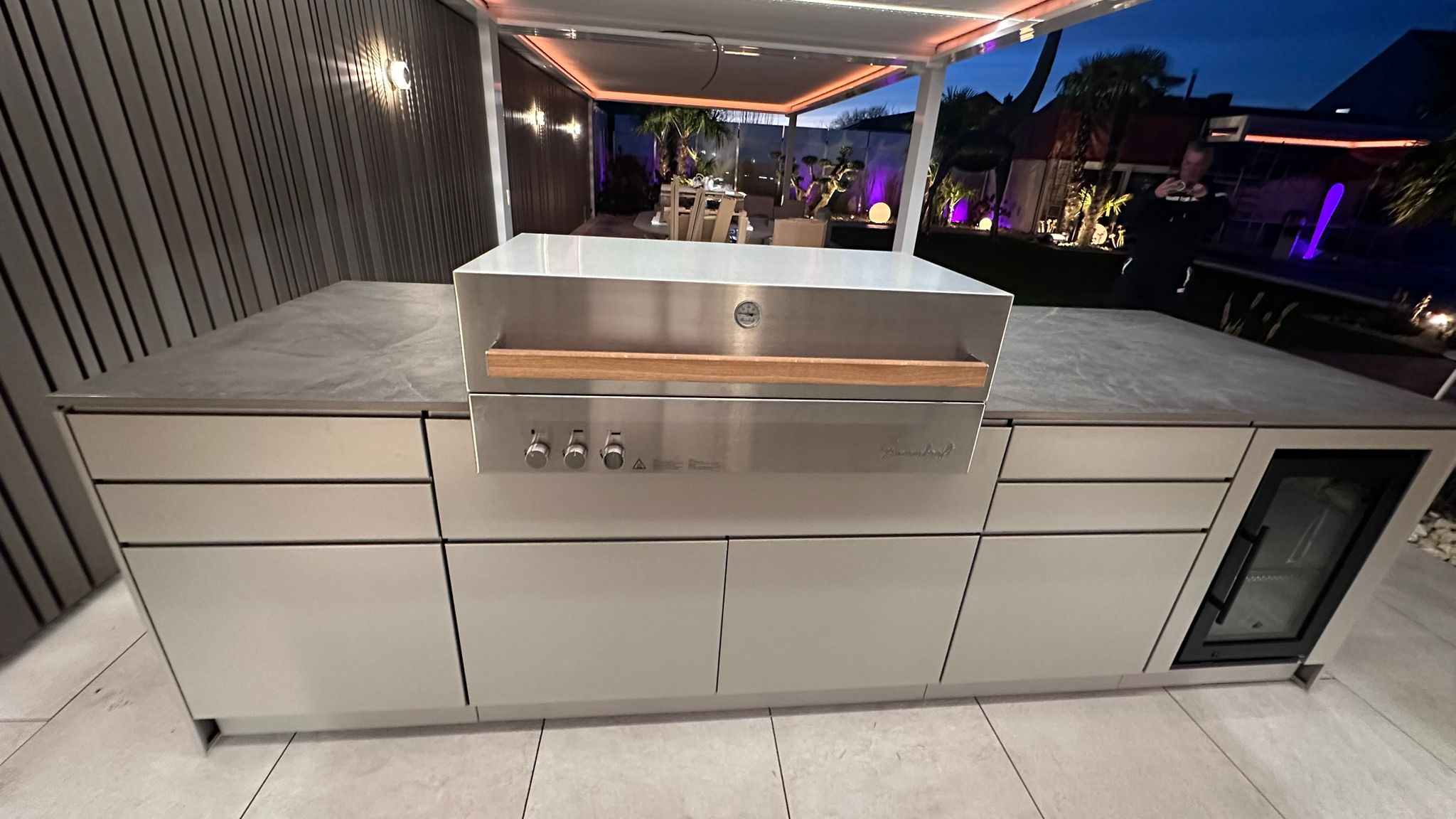 Řecko - kuchyně champagne + Flammkraft gril